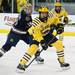 Michigan sophomore right wingman Zach Hyman moves into the slot in the game against Notre Dame on Friday. Daniel Brenner I AnnArbor.com